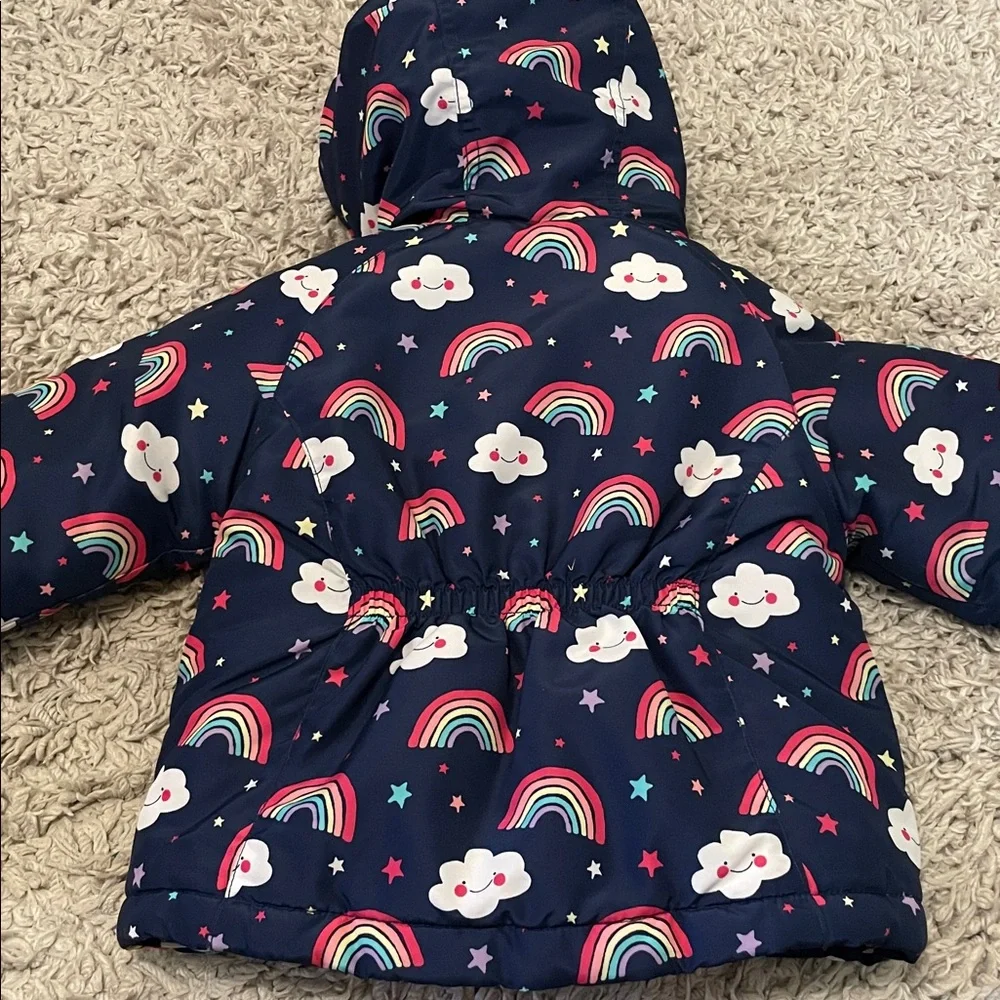 The Children's Place 3 in 1 Rainbow Print Jacket, Size 2T